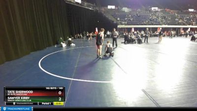 140 lbs Cons. Round 3 - Sawyer Kirby, Wrath Wrestling Club vs Tate Sherwood, DC Elite Wrestling