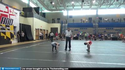 55 lbs Semifinal - Luke Briggs, Rampage vs Wyatt Huebel, Mavericks