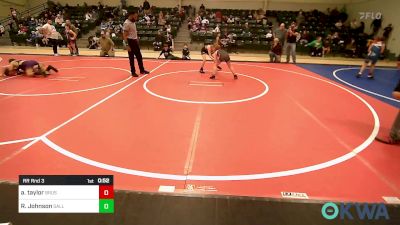 85 lbs Rr Rnd 3 - Avery Taylor, Brushy Wrestling Club vs Rocklyn Johnson, Sallisaw Takedown Club