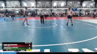 Silver 197 lbs Quarterfinal - Josh Glendening, Upper Iowa vs Brendan Lockart, St. Cloud State