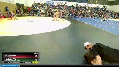 43 lbs Semifinal - Jett Brown, Washington vs Landon Cox, Warden Elite Wrestling