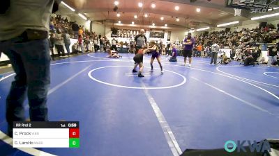 62-67 lbs Rr Rnd 2 - Caitlin Prock, Vian Wrestling Club vs Chevy LamHo, Wagoner Takedown Club