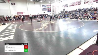 106 lbs Final - Jack Gedney, Lewis Mills* vs Seth Christie, Griswold/Wheeler