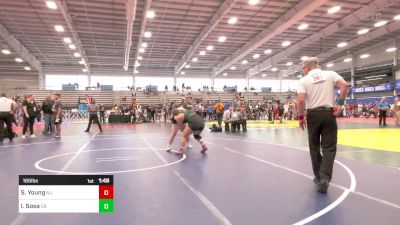 185 lbs Semifinal - Shaelie Young, NJ vs Isabella Sosa, CA