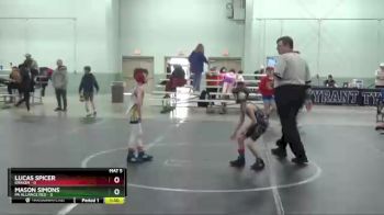 48 lbs Finals (2 Team) - Lucas Spicer, Kraken vs Mason Simons, PA Alliance Red
