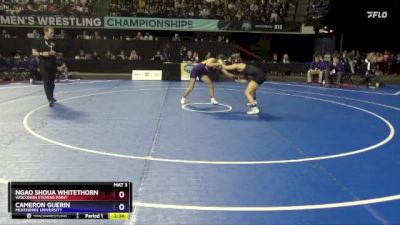 130 lbs Quarterfinal - Ngao Shoua Whitethorn, Wisconsin Stevens Point vs Cameron Guerin, McKendree University