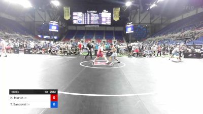 182 lbs Rnd Of 16 - Holden Martin, Oklahoma vs Thomas Sandoval, California