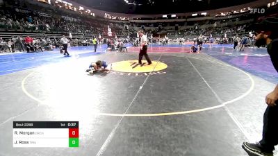 91 lbs Quarterfinal - Ryan Morgan, Orchard South WC vs John Ross, Triumph Trained