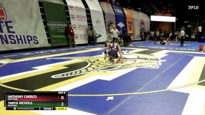 138 Class 4 lbs Cons. Round 1 - Anthony Cherco, Oak Park vs Taryn Nichols, Hickman