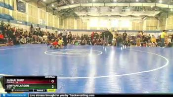 150 lbs Semis (4 Team) - Jamari Duff, Portage vs Griffan Larson, Avon