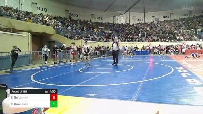 128 lbs Round Of 128 - Ethan Soliz, Shawnee Middle School vs Gage Gunn, Sand Springs