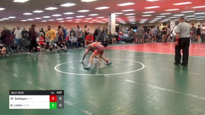 98 lbs Rr Rnd 5 - Mateo Gallegos, Titan Wrestling HS vs Braiden Lotier, Team Nauman Red HS