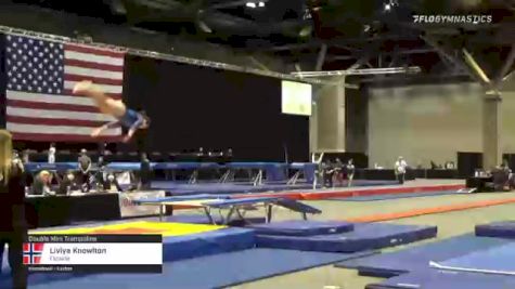 Liviya Knowlton - Double Mini Trampoline, Flipside - 2021 USA Gymnastics Championships