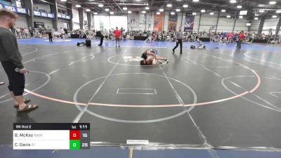 135 lbs Rr Rnd 2 - Brayden McKay, Short Time vs Carnell Davis, Steller Trained Fett