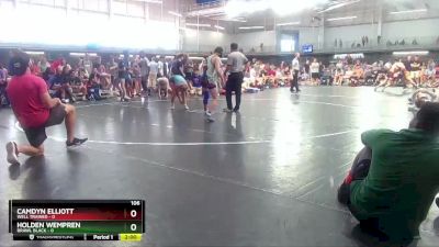 106 lbs Round 1 (16 Team) - Holden Wempren, BRAWL Black vs Camdyn Elliott, Well Trained