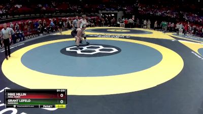 D1-215 lbs Cons. Round 2 - Mike Millin, Mass. Perry vs Grant Lefeld, Nordonia