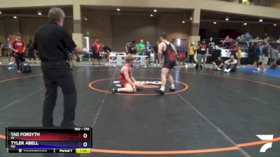 170 lbs Quarterfinal - Tad Forsyth, KS vs Tyler Abell, MO