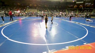 50 lbs Round Of 16 - Aaliyah Gutierrez, Pomona Elite vs Amaya Smith, NM Beast