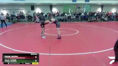 184 lbs Semifinal - Isaac Kassis, Alvernia University vs Frank Medina, Stevens Institute Of Technology