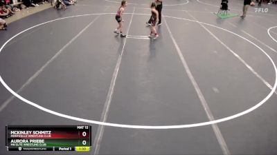 Semifinal - Aurora Priebe, MN Elite Wrestling Club vs McKinley Schmitz, Monticello Wrestling Club