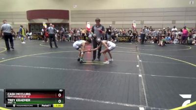 80 lbs Round 2 (6 Team) - Trey Kraemer, Ares vs Cash McClurg, Team Gotcha Blue