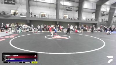 138 lbs Cons. Round 4 - Garrett Quick, OR vs Talin Kerr, WA