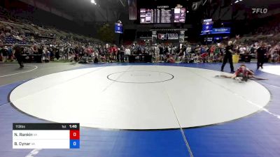 113 lbs Cons 128 #2 - Noah Rankin, Virginia vs Brandon Cynar, Virginia