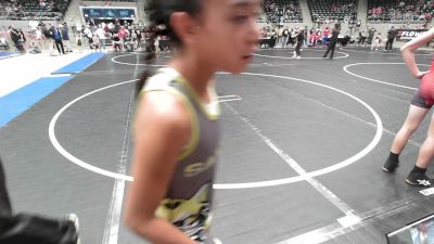 85 lbs Rr Rnd 1 - Savannah Carrasco, HURRICANE WRESTLING ACADEMY vs Stella Bovos, Salina Wrestling Club