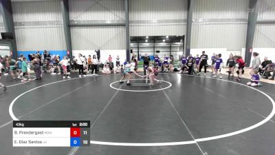 43 kg 3rd Place - Brielle Prendergast, MGW Vanquishers vs Emelly Díaz Santos, Jersey United Purple