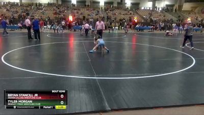 70 lbs Semifinal - Tyler Morgan, Bradley Pride Wrestling Club vs Bryan Stancill Jr, Higher Calling Wrestling Club