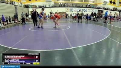 144 lbs 1st Place Match - Aleksandra Bastaic, Highland Wrestling Club vs Elly Janovsky, Indiana Girls Wrestling IGNITES