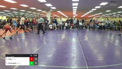 98 lbs Rr Rnd 4 - Xavier Diaz, Steller Trained Pyke Syndicate HS vs Titus Colangelo, All American HS