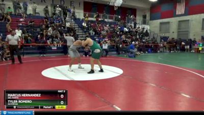 220 lbs Cons. Round 3 - Tyler Romero, Olympian vs Marcus Hernandez, Del Norte