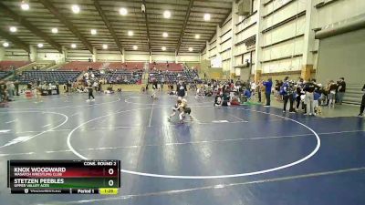 54 lbs Cons. Round 2 - Knox Woodward, Wasatch Wrestling Club vs Stetzen Peebles, Upper Valley Aces