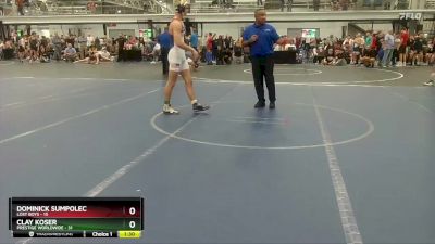 157 lbs Round 7 (8 Team) - Dominick Sumpolec, Lost Boys vs Clay Koser, Prestige Worldwide