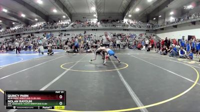 55 lbs Quarterfinal - Quincy Parn, Blue Pride Wrestling Club-AAA vs Nolan Rayoum, Ste. Genevieve Youth Wrestling Club-AAA