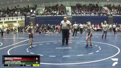 75 lbs Cons. Round 2 - Jaxon Ratcliffe, Buffalo Valley Wrestling Club vs Graham Fernald, Smittys Barn