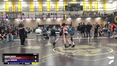 126 lbs Quarterfinal - Aiden Smith, Sebolt Wrestling Academy vs Malik Debow, Iowa