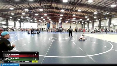 52 lbs Rd# 4- 2:00pm Friday Final Pool - Landyn Schadt, Iowa Black vs Jaxon Williams, Cali Red