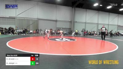 105 lbs Rr Rnd 5 - Drake Arnold, Untouchables 14u White vs Aiden Jalajel, LWA 14u