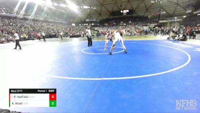 3A 152 lbs Cons. Round 5 - Percie Hatfield, Oak Harbor vs Alijah Wiatt, Capital