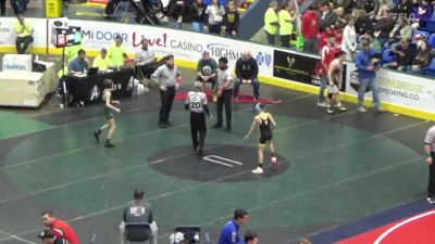 82 lbs Round Of 32 - Mason Keesecker, Steel Valley vs Ausitn Grandel, Jefferson Morgan