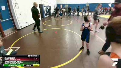 70 lbs Quarterfinal - Brody Miller, Worland Wrestling Club vs Carter Gernhart, Powell Wrestling Club