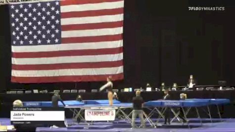 Jada Powers - Individual Trampoline, Wasatch - 2021 USA Gymnastics Championships