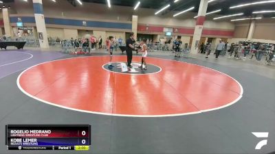 83 lbs Cons. Semi - Rogelio Medrano, Lightning Wrestling Club vs Kobe Lemer, ReZults Wrestling