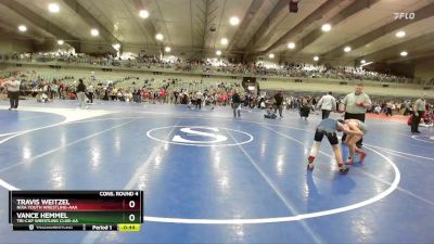 85 lbs Cons. Round 4 - Travis Weitzel, Nixa Youth Wrestling-AAA  vs Vance Hemmel, Tri-Cap Wrestling Club-AA