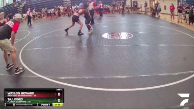 Quarterfinals (8 Team) - Waylon Howard, Backyard Brawlers Red vs Taj Jones, Florida Scorpions