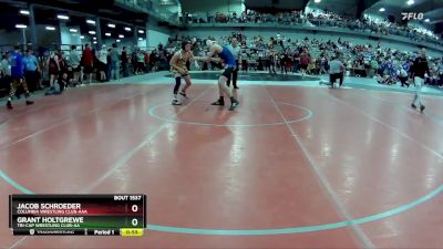 135 lbs Cons. Round 2 - Grant Holtgrewe, Tri-Cap Wrestling Club-AA vs Jacob Schroeder, Columbia Wrestling Club-AAA