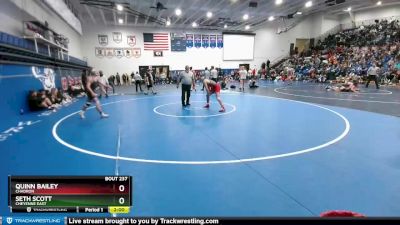 152 lbs Quarterfinal - Quinn Bailey, Chadron vs Seth Scott, Cheyenne East