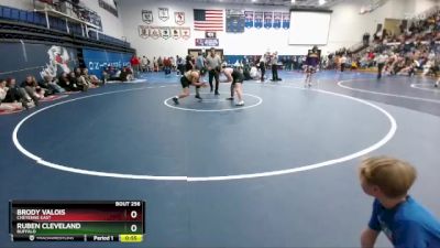 165 lbs Cons. Round 3 - Brody Valois, Cheyenne East vs Ruben Cleveland, Buffalo